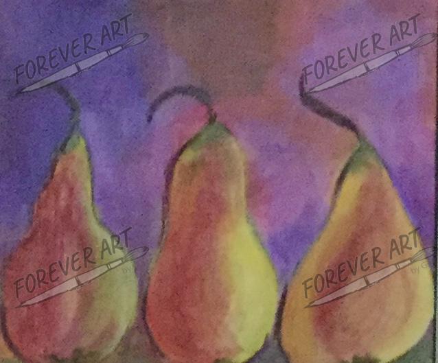 3 silly Pears (Original)